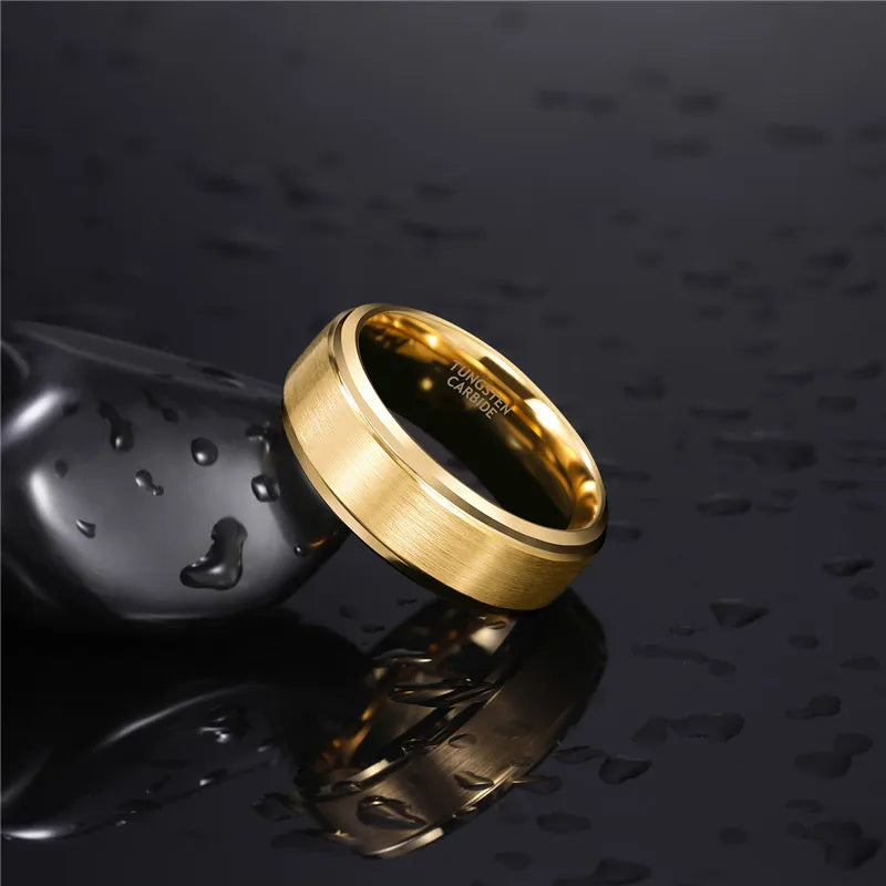 gold tungsten ring TR Mens Ring Australia