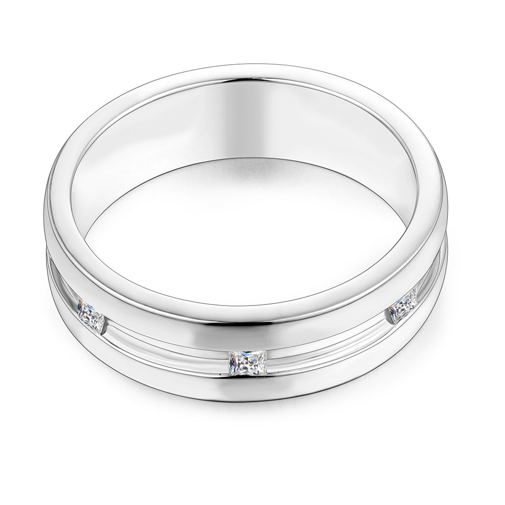 Princess Cut Engagement Ring TR Mens Rings