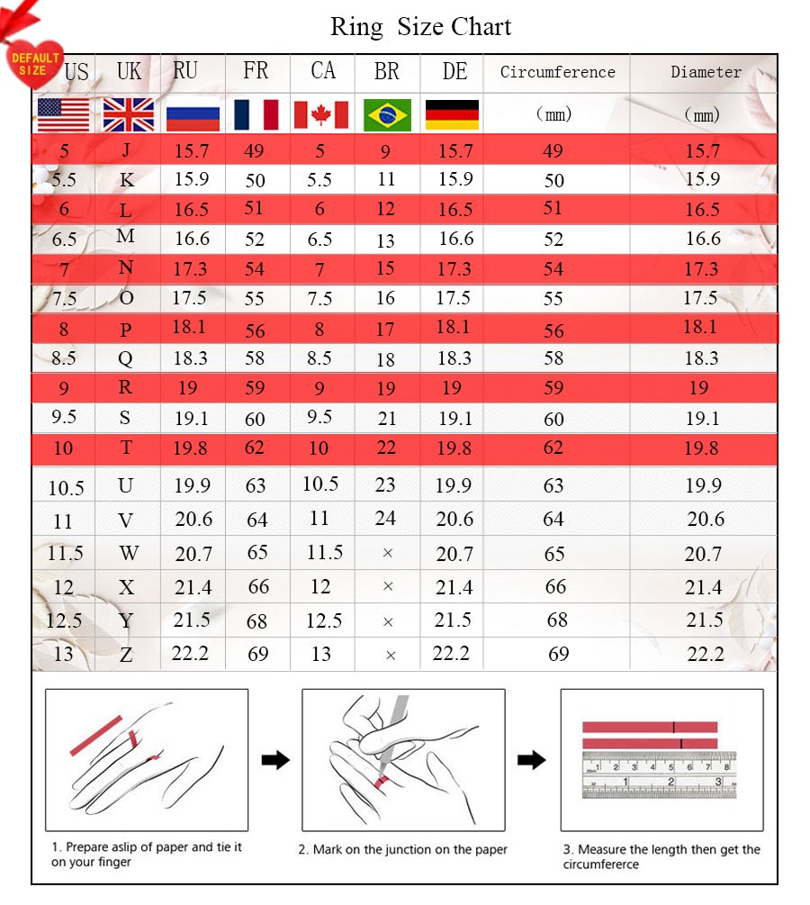 Mens Moissanite Diamond Ring size chart TR Mens Rings