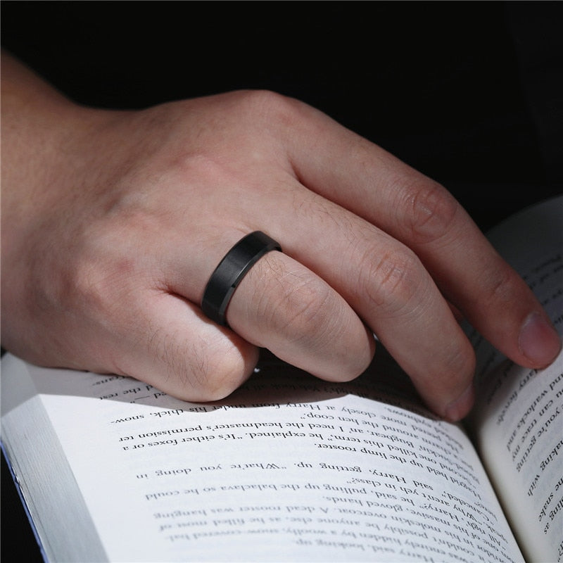 Mens rings tungsten TR Mens Rings