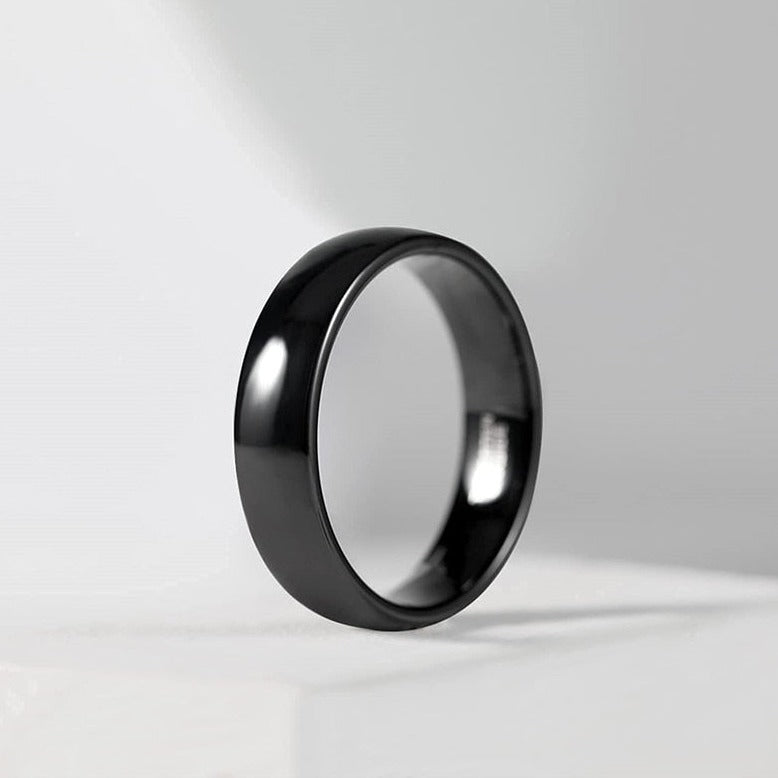 black tungsten ring mens TR Mens Rings