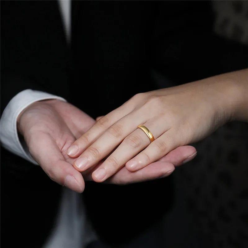 gold tungsten wedding band australia
