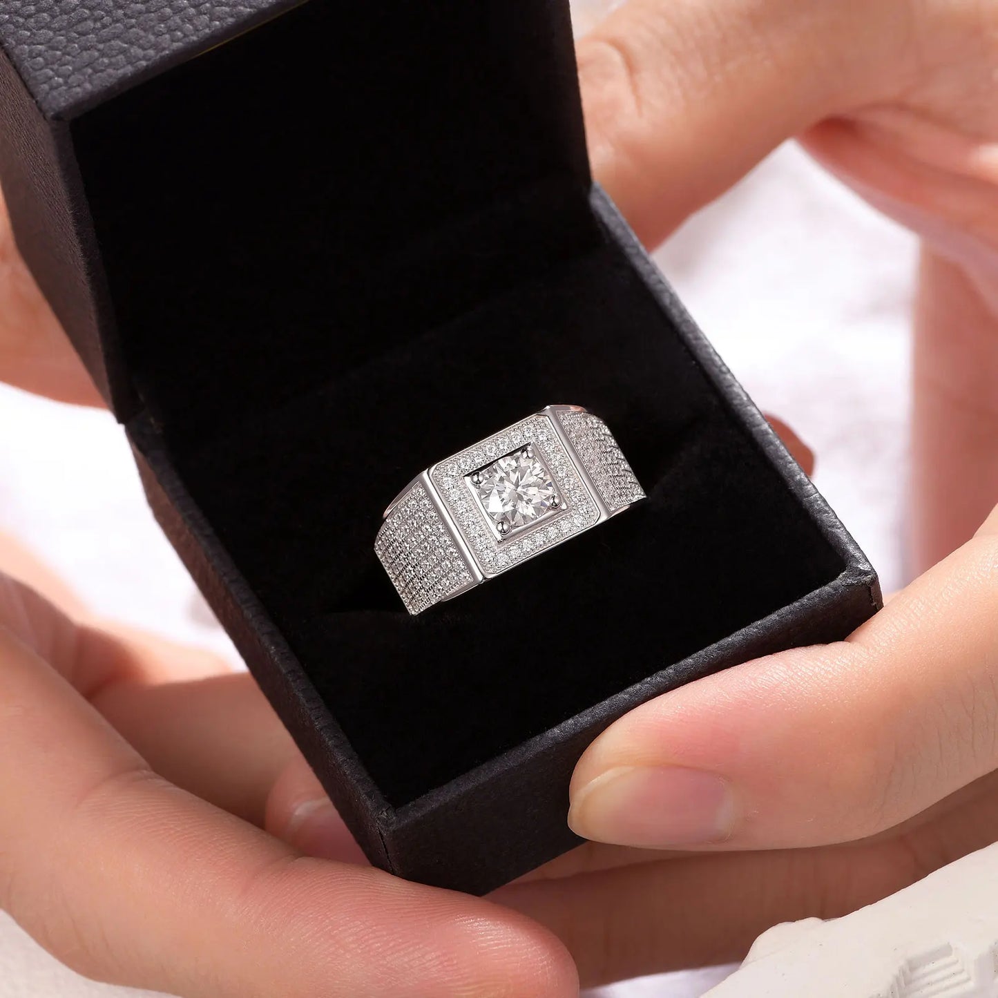 Moissanite Ring for Men Australia