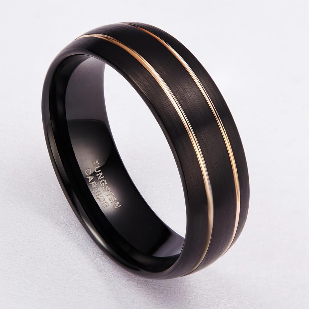 8mm mens tungsten ring