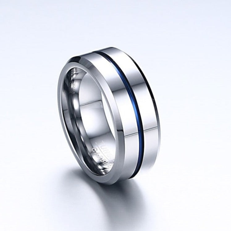 TR Mens Rings Tungsten Carbide Mens Ring