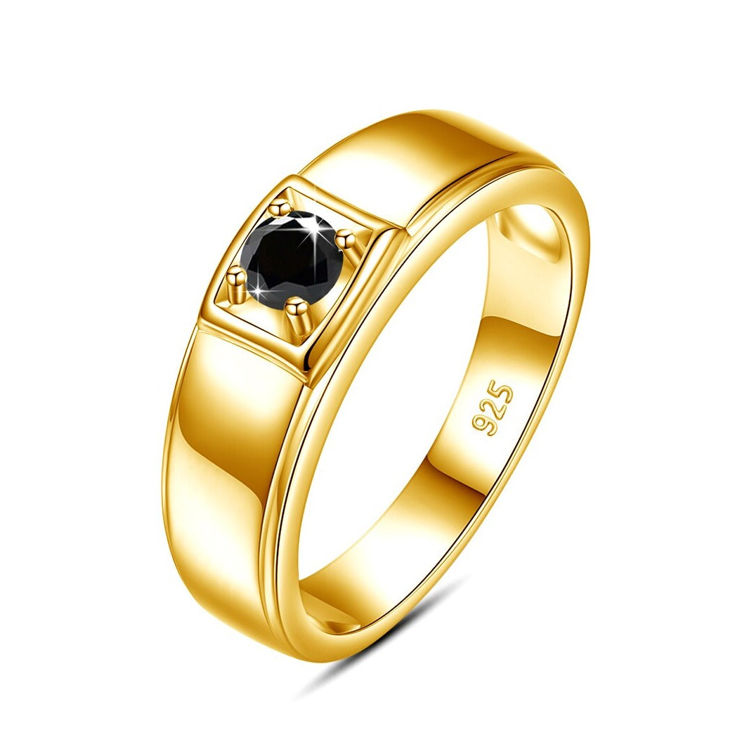 TR Mens Rings Mens Moissanite Diamond Ring