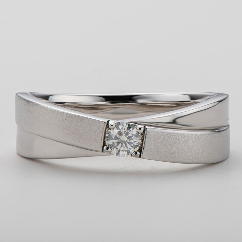 Mens Moissanite Diamond Ring TR Mens Rings