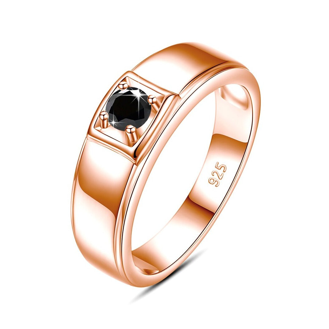 Mens Moissanite Ring TR Mens Rings