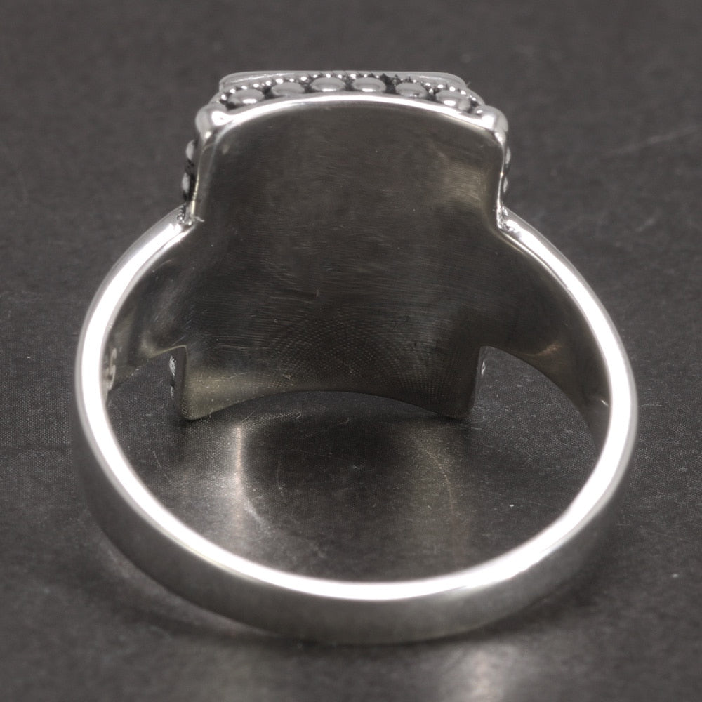 Holloway Jewellery Mens Black Onyx Ring
