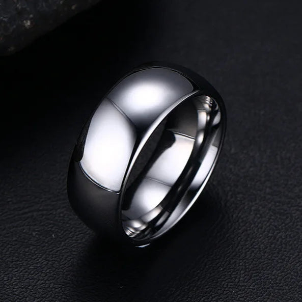 silver tungsten ring tr mens rings australia
