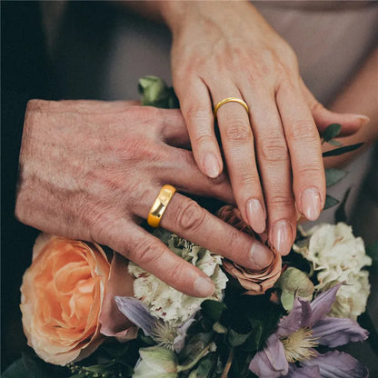 gold tungsten wedding bands australia