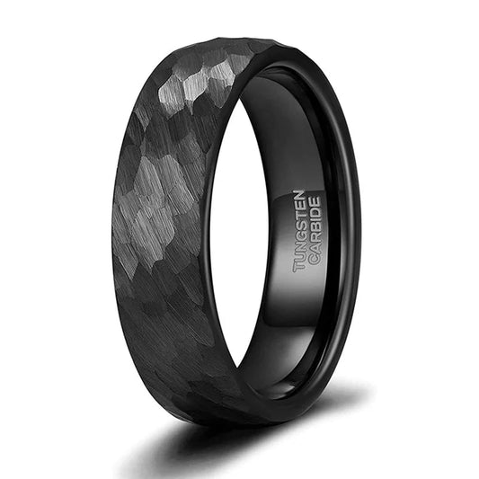 Demeter Mens Black Tungsten Ring 6mm / 8mm
