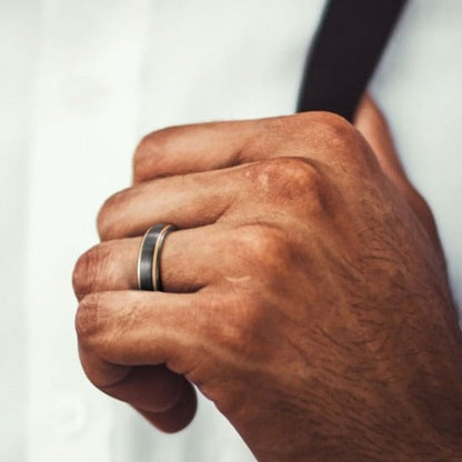 8mm Mens Tungsten Carbide Ring