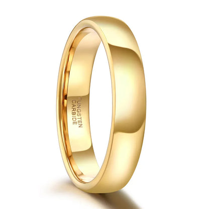 Zelus Classic Gold Tungsten Ring 4mm
