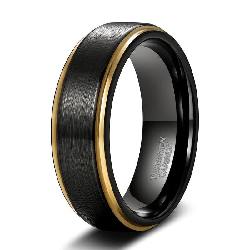 8mm Tungsten Carbide Ring Mens Womens