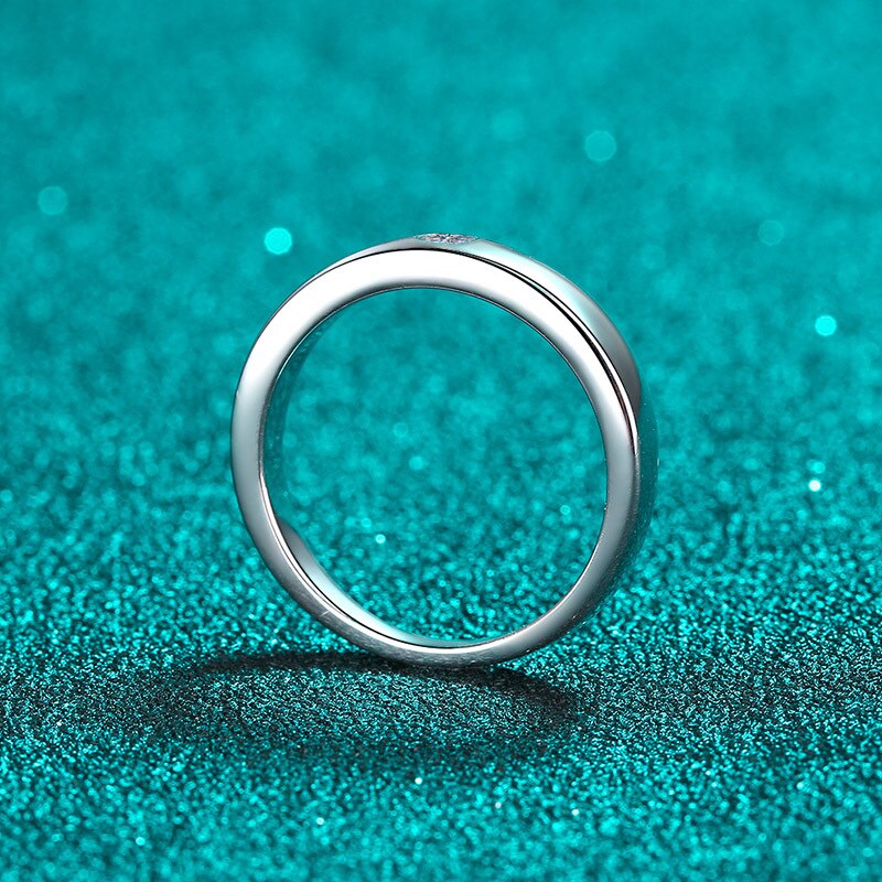 Moissanite Diamond Ring TR Mens Rings