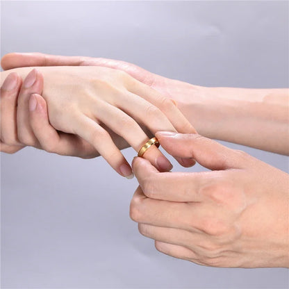 Gold Tungsten Wedding Band Australia 