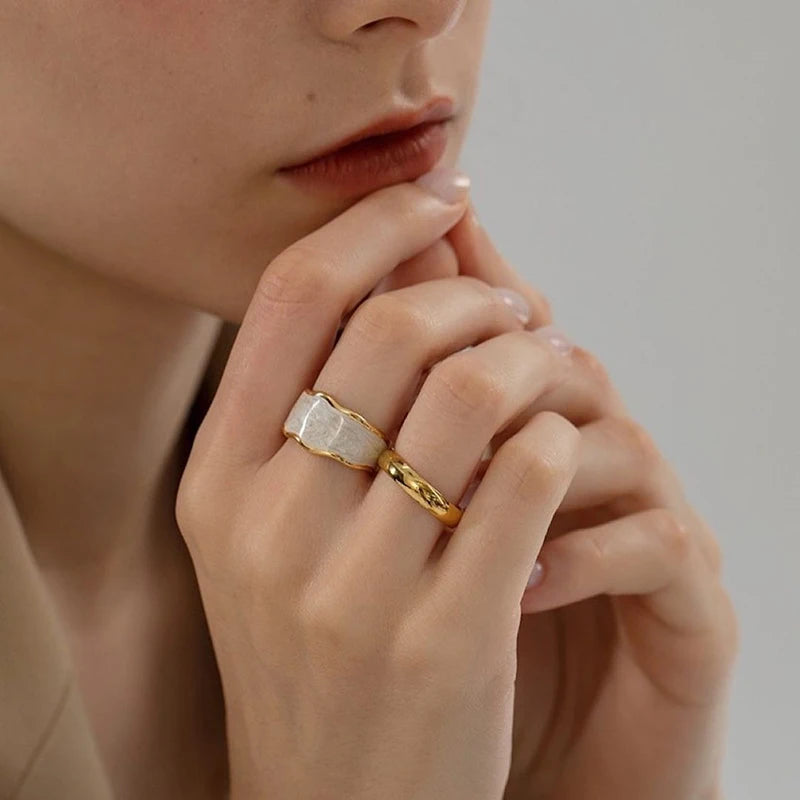 gold tungsten ring 4mm