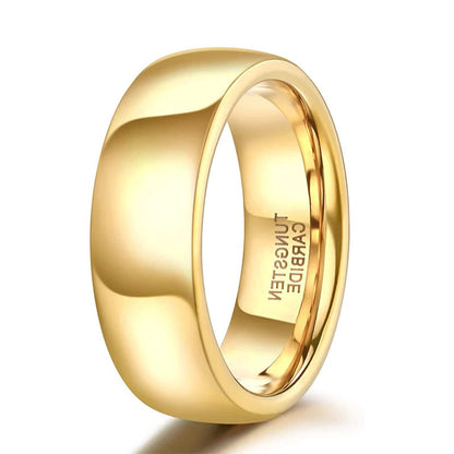 Zelus Classic Gold Tungsten Ring 2mm / 4mm / 6mm / 8mm