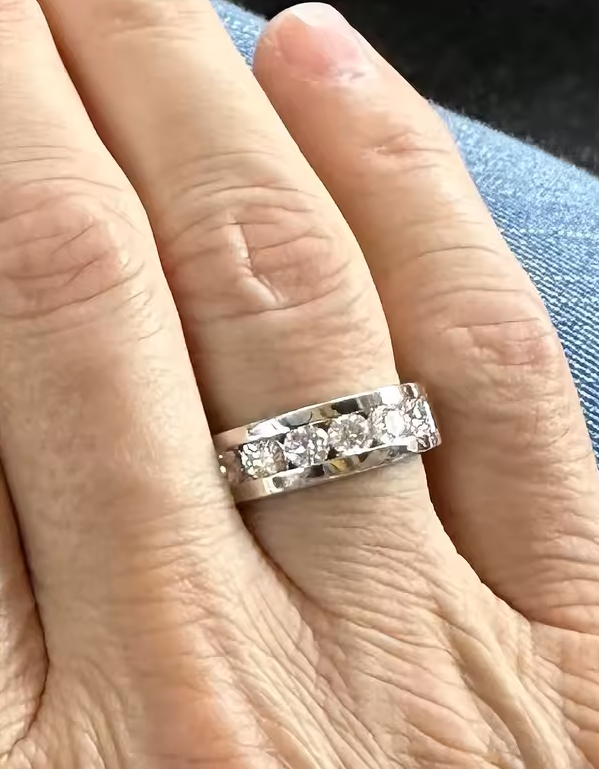 Mens Moissanite Rings